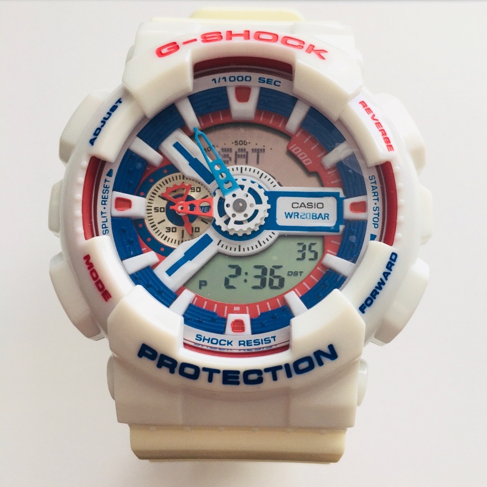 Casio G Shock Patriot USA Freedom Watch NEW GA110